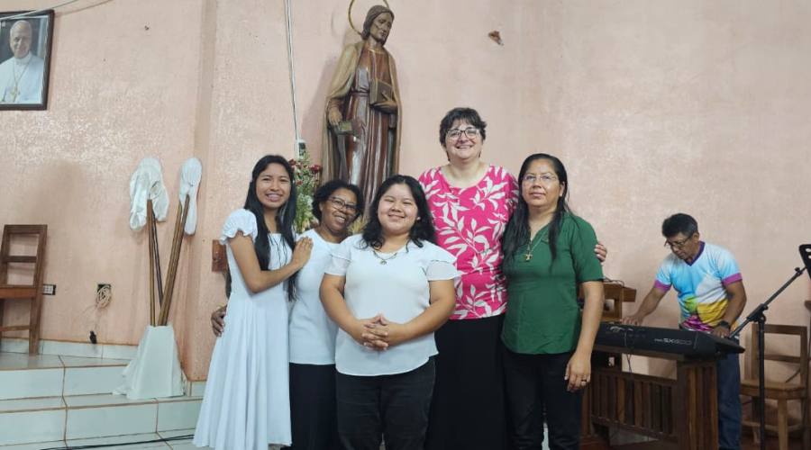 Visita Fraterna Betania San Martín en San Matías Bolivia