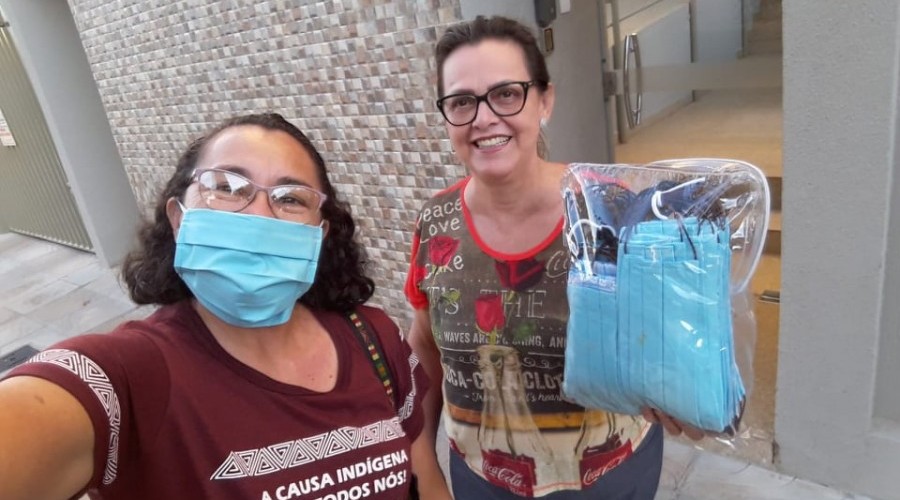 Confecção de Máscaras para os Povos Indígenas