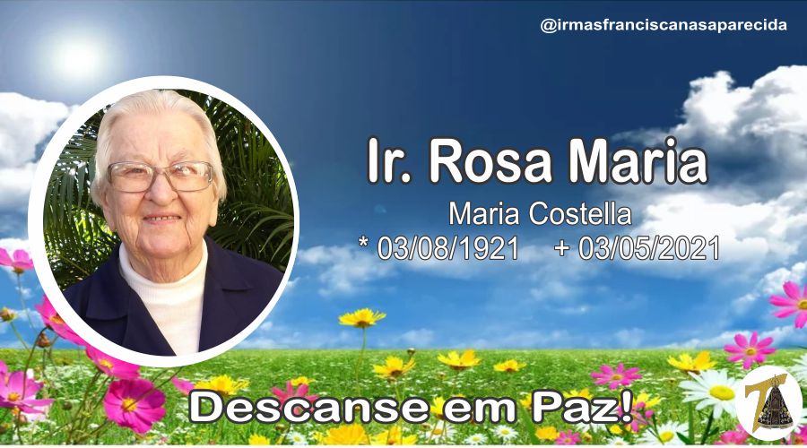 Falecimento - Ir. Rosa Maria