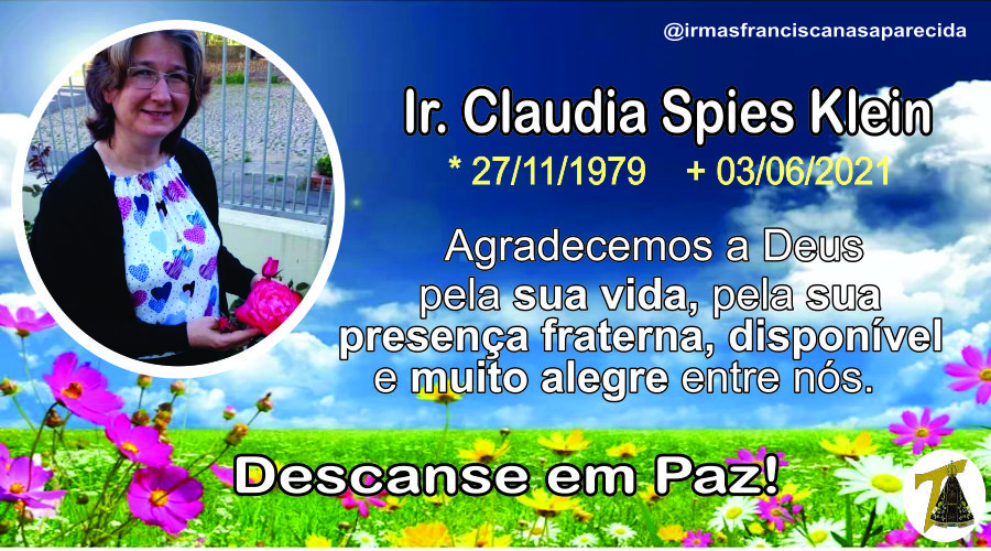 Falecimento - Ir. Claudia