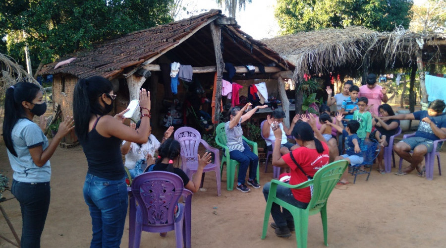 Visita na comunidade indígena Terena