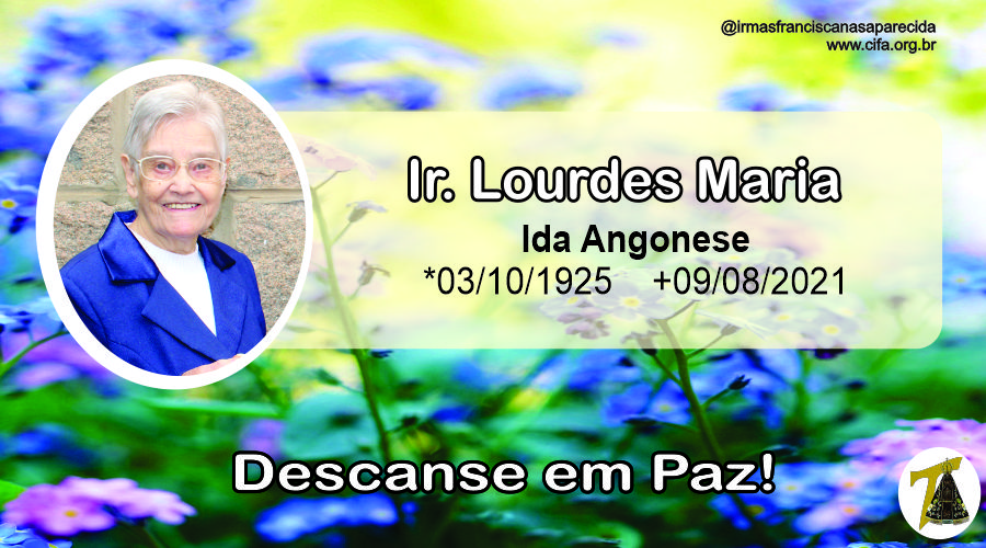 Falecimento - Ir. Lourdes Maria