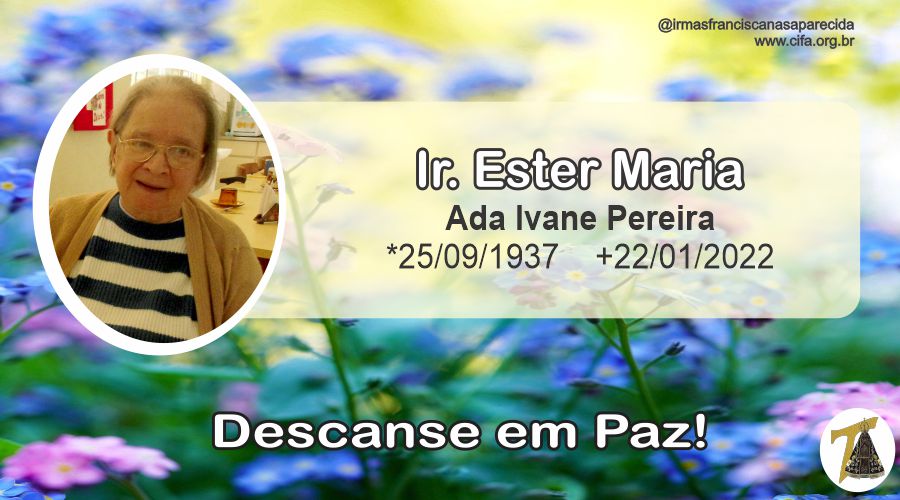 Falecimento - Ir. Ester Maria