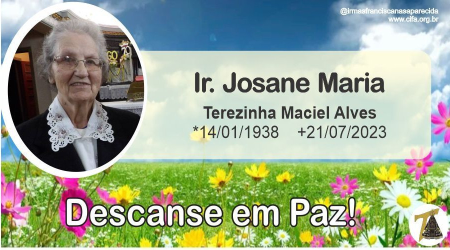 Falecimento - Ir Josane Maria